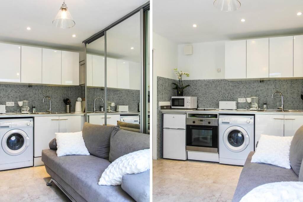 Appartement Lumineux Avec Terrasse Jardin Et Acces Piscine 빌프랑슈쉬르메르 외부 사진