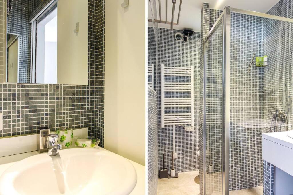 Appartement Lumineux Avec Terrasse Jardin Et Acces Piscine 빌프랑슈쉬르메르 외부 사진