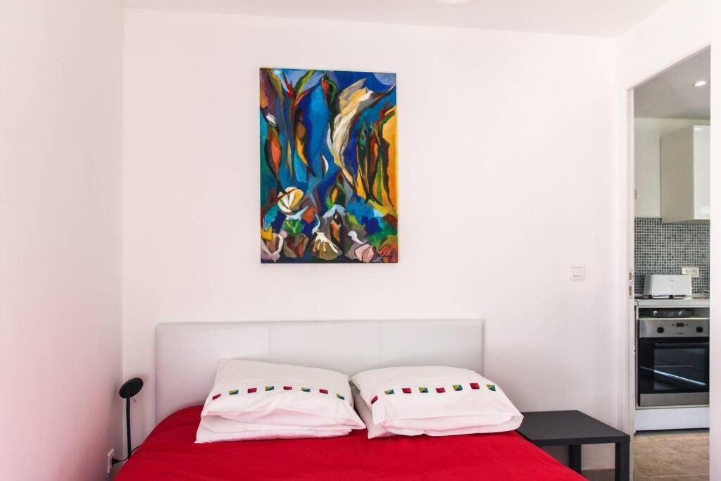 Appartement Lumineux Avec Terrasse Jardin Et Acces Piscine 빌프랑슈쉬르메르 외부 사진
